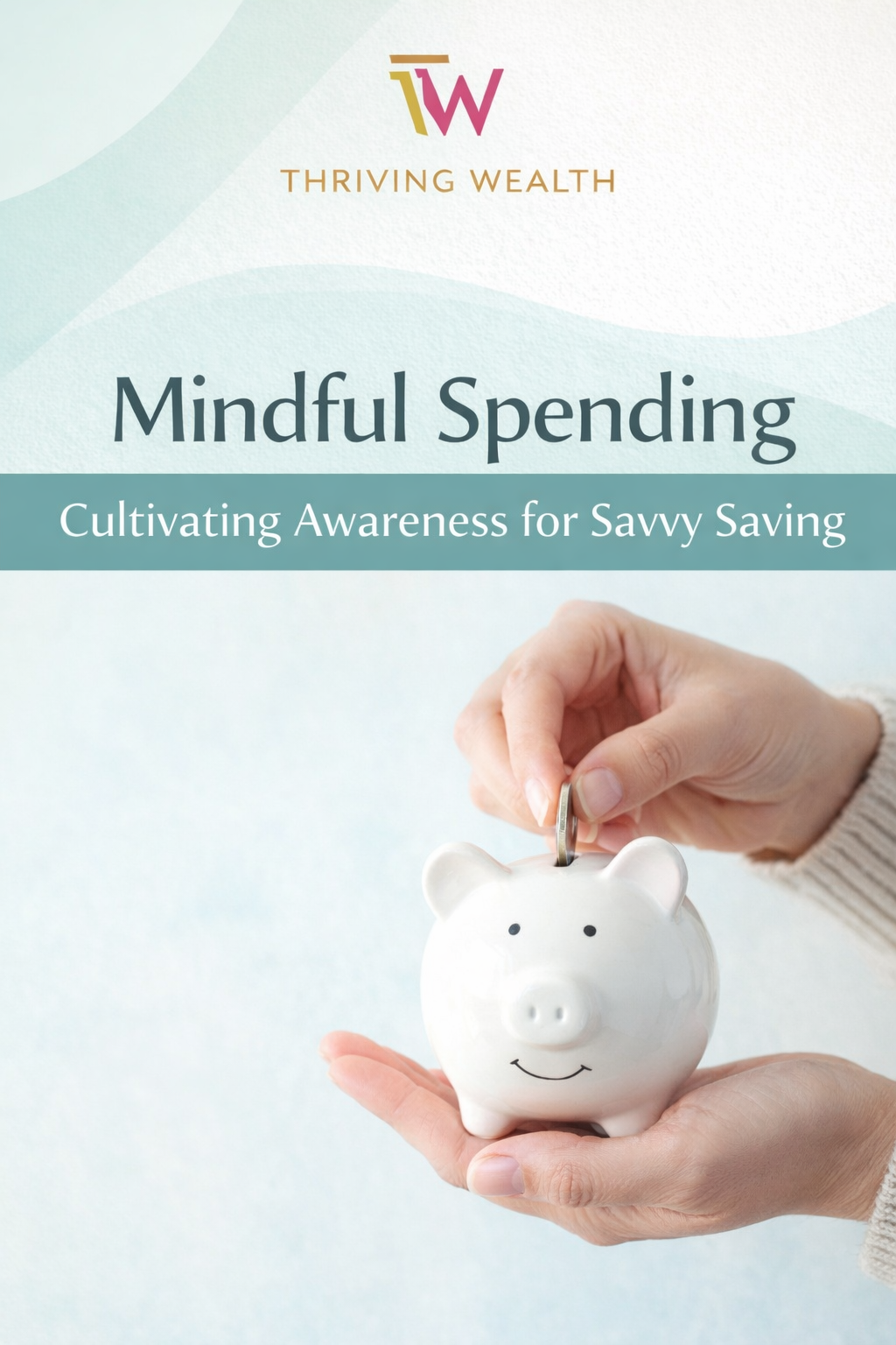 A coaching session for mindful spending by THRISH PRODUCTS, featuring a person engaging in financial awareness and savings strategies.